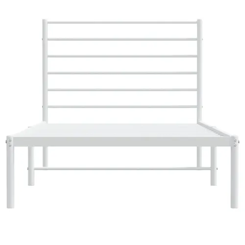 Metalni okvir za krevet s uzglavljem bijeli 80x200 cm - Bijela 80 x 200 cm s uzglavljem Cijena