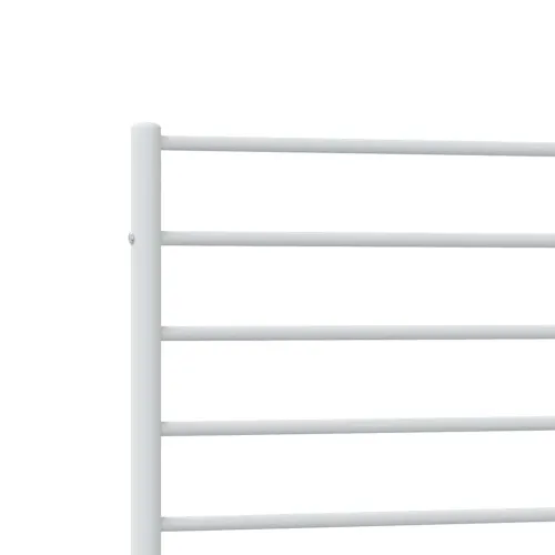 Metalni okvir za krevet s uzglavljem bijeli 80x200 cm - Bijela 80 x 200 cm s uzglavljem Cijena