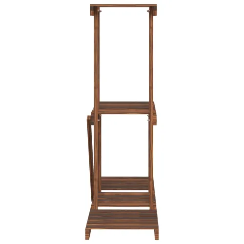 Stalak za cvijeće 81 x 25 x 75,5 cm od masivne jelovine - Smeđa 81 x 25 x 75.5 cm Cijena