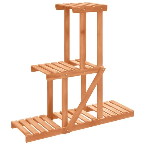 Stalak za cvijeće 81 x 25 x 75,5 cm od masivne jelovine - Svjetlosmeđa 81 x 25 x 75.5 cm Cijena