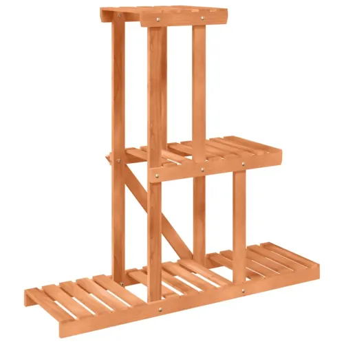 Stalak za cvijeće 81 x 25 x 75,5 cm od masivne jelovine - Svjetlosmeđa 81 x 25 x 75.5 cm Cijena