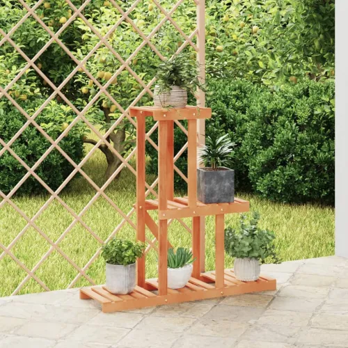 Stalak za cvijeće 81 x 25 x 75,5 cm od masivne jelovine - Svjetlosmeđa 81 x 25 x 75.5 cm Cijena