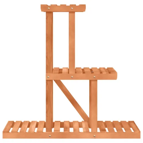 Stalak za cvijeće 81 x 25 x 75,5 cm od masivne jelovine - Svjetlosmeđa 81 x 25 x 75.5 cm Cijena