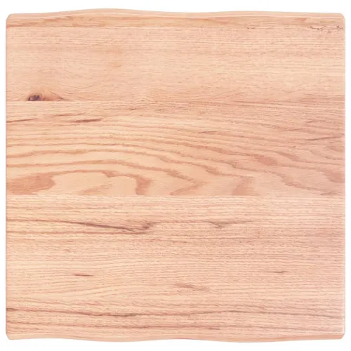 Stolna ploča svjetlosmeđa 60x60x(2-4) cm obrađena hrastovina - Svjetlosmeđa 60 x 60 x 4 cm Cijena