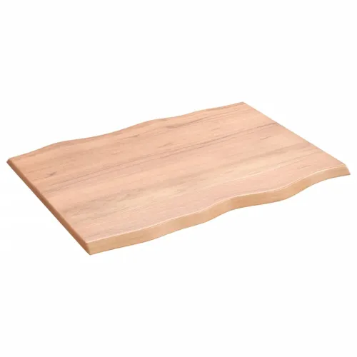 Stolna ploča svjetlosmeđa 80 x 60 x 2 cm od obrađene hrastovine - Svjetlosmeđa 80 x 60 x 2 cm Cijena