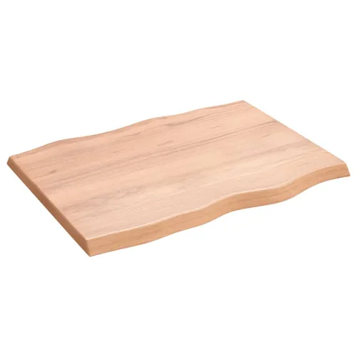 Stolna ploča svjetlosmeđa 80x60x(2-4) cm obrađena hrastovina - Svjetlosmeđa 80 x 60 x 4 cm Cijena