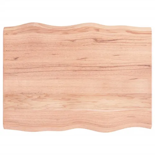 Stolna ploča svjetlosmeđa 80x60x(2-4) cm obrađena hrastovina - Svjetlosmeđa 80 x 60 x 4 cm Cijena