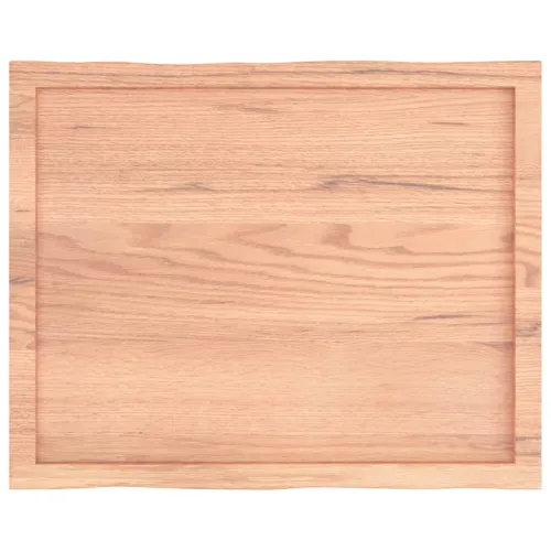 Stolna ploča svjetlosmeđa 80x60x(2-4) cm obrađena hrastovina - Svjetlosmeđa 80 x 60 x 4 cm Cijena