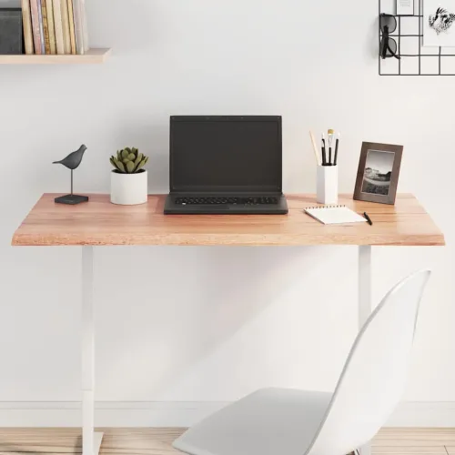 Stolna ploča svjetlosmeđa 100x40x2 cm od obrađene hrastovine - Svjetlosmeđa 100 x 40 x 2 cm Cijena