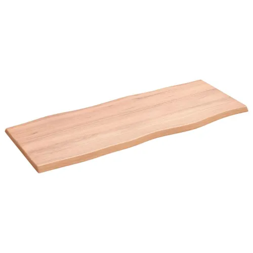 Stolna ploča svjetlosmeđa 100x40x2 cm od obrađene hrastovine - Svjetlosmeđa 100 x 40 x 2 cm Cijena