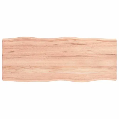 Stolna ploča svjetlosmeđa 100x40x2 cm od obrađene hrastovine - Svjetlosmeđa 100 x 40 x 2 cm Cijena