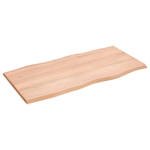 Stolna ploča svjetlosmeđa 100x50x2 cm od obrađene hrastovine - Svjetlosmeđa 100 x 50 x 2 cm Cijena