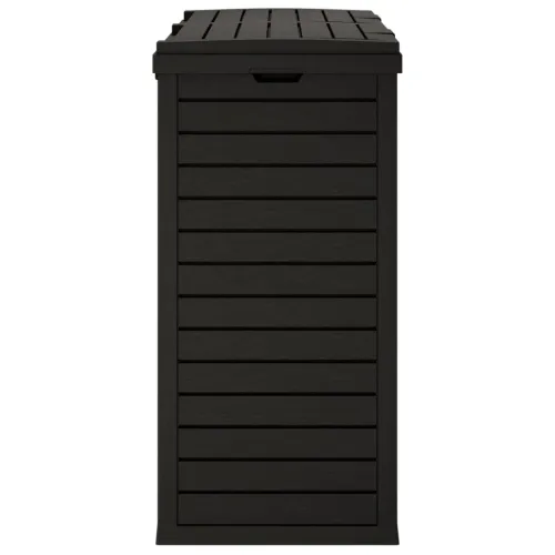 Vanjska kanta za smeće crna 78 x 41 x 86 cm od polipropilena - Crna Cijena