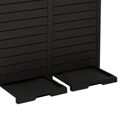 Vanjska kanta za smeće crna 78 x 41 x 86 cm od polipropilena - Crna Cijena