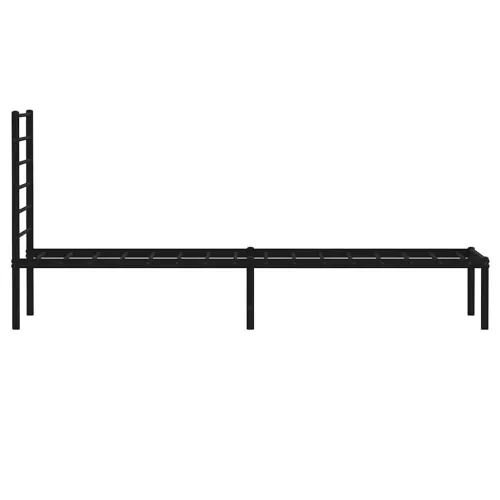 Metalni okvir za krevet s uzglavljem crni 107x203 cm - Crna 107 x 203 cm s uzglavljem Cijena
