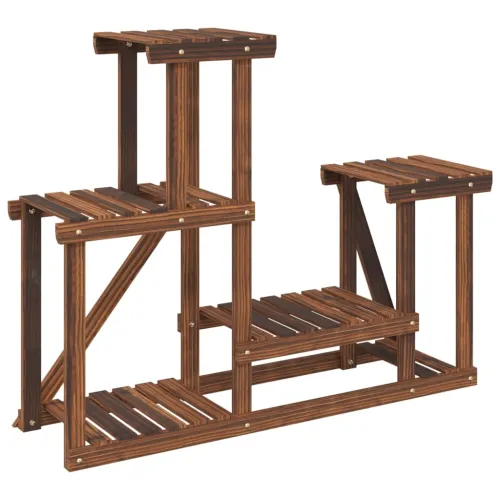 Stalak za cvijeće 90 x 25 x 73,5 cm od masivne jelovine - Smeđa 90 x 25 x 73.5 cm Cijena