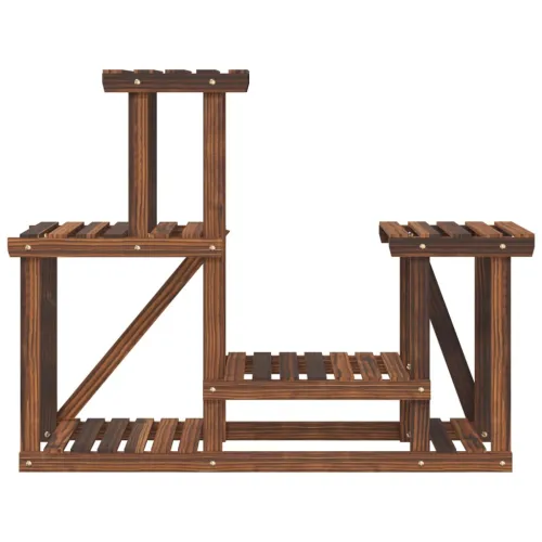 Stalak za cvijeće 90 x 25 x 73,5 cm od masivne jelovine - Smeđa 90 x 25 x 73.5 cm Cijena