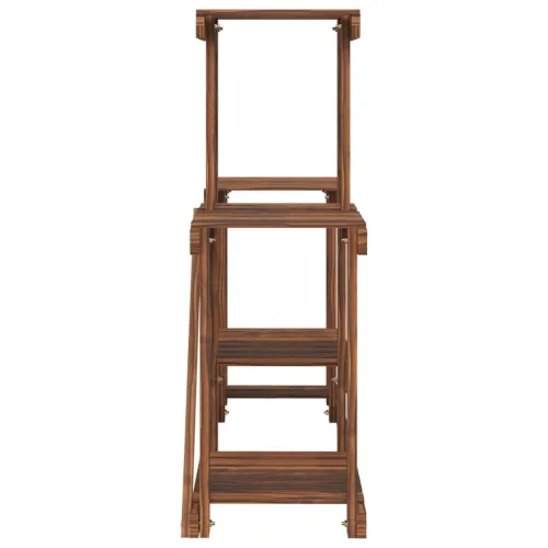 Stalak za cvijeće 90 x 25 x 73,5 cm od masivne jelovine - Smeđa 90 x 25 x 73.5 cm Cijena