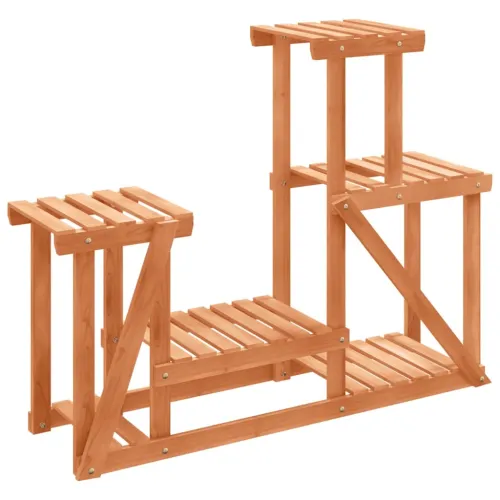 Stalak za cvijeće 90 x 25 x 73,5 cm od masivne jelovine - Svjetlosmeđa 90 x 25 x 73.5 cm Cijena