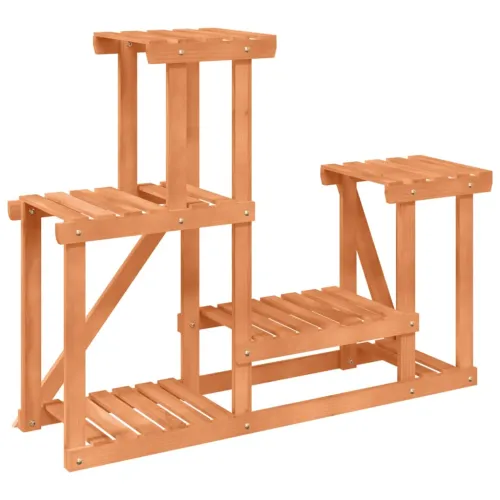 Stalak za cvijeće 90 x 25 x 73,5 cm od masivne jelovine - Svjetlosmeđa 90 x 25 x 73.5 cm Cijena