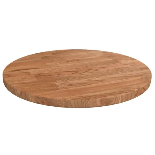 Okrugla stolna ploča smeđa Ø 30 x 1,5 cm tretirana hrastovina - Svjetlosmeđa Ø 30 x 1.5 cm Cijena