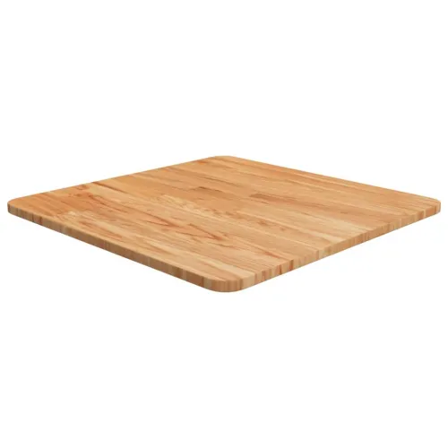 Četvrtasta stolna ploča svjetlosmeđa 50x50x1,5 cm od hrastovine - Svjetlosmeđa 50 x 50 x 1.5 cm Cijena