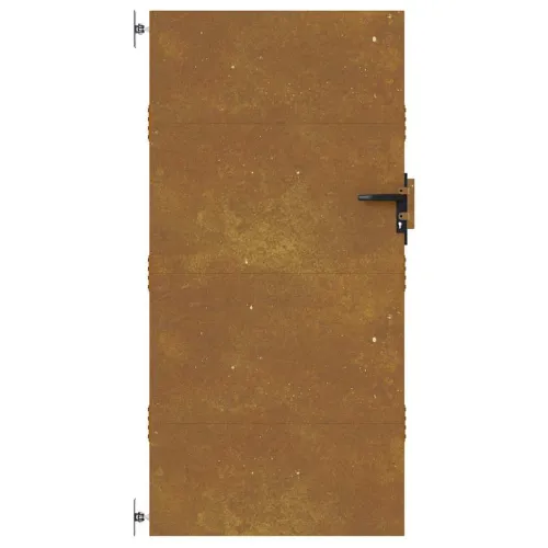 Dvorišna vrata - Vrtna vrata 85 x 175 cm od čelika COR-TEN - 85 x 175 cm 85 x 175 cm Rđa Cijena