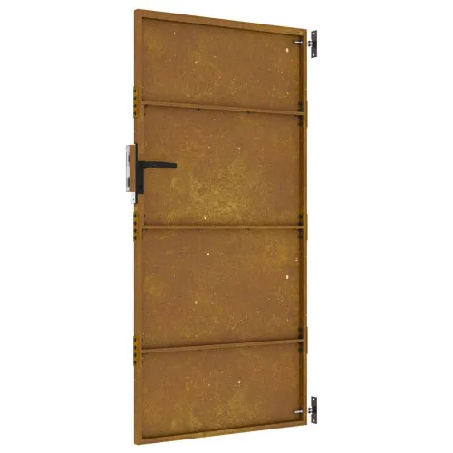 Dvorišna vrata - Vrtna vrata 85 x 175 cm od čelika COR-TEN - 85 x 175 cm 85 x 175 cm Rđa Cijena