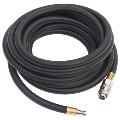 Hibridno zračno crijevo crno 0,6 ” 2 m od gume i PVC-a - 2 m sa spojnicom Cijena