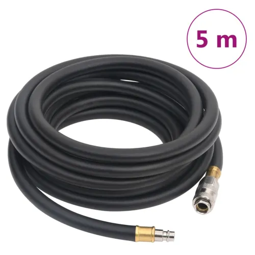 Hibridno zračno crijevo crno 0,6 ” 5 m od gume i PVC-a - 5 m sa spojnicom Cijena