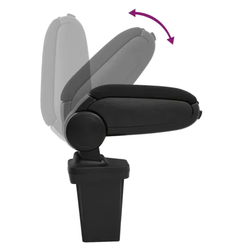 Naslon za ruke za automobil crni 15x32x(40-52) cm ABS - Hyundai i20 (2015-2019) Cijena
