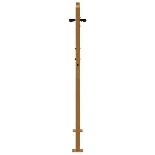 Dvorišna vrata - Vrtna vrata 100x125 cm Corten čelik dizajn od bambusa - 100 x 125 cm Rđa Cijena