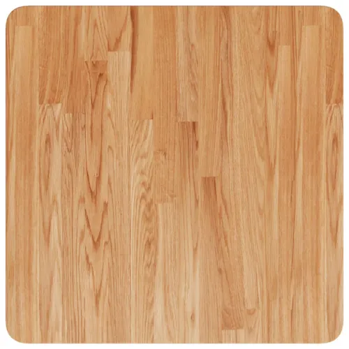 Četvrtasta stolna ploča svjetlosmeđa 50x50x2,5 cm od hrastovine - Svjetlosmeđa 50 x 50 x 2.5 cm Cijena