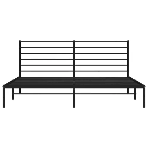 Metalni okvir za krevet s uzglavljem crni 183x213 cm - Crna 183 x 213 cm s uzglavljem Cijena