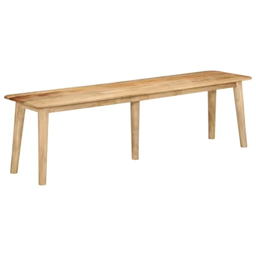 Klupa 160 x 40 x 45 cm od masivnog drva manga - Smeđa Cijena