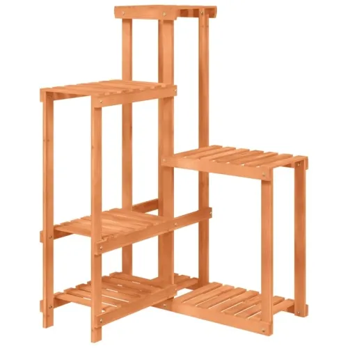 Stalak za cvijeće 62,5 x 61,5 x 101,5 cm od masivne jelovine - Svjetlosmeđa 62.5 x 61.5 x 101.5 cm Cijena