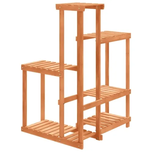 Stalak za cvijeće 62,5 x 61,5 x 101,5 cm od masivne jelovine - Svjetlosmeđa 62.5 x 61.5 x 101.5 cm Cijena