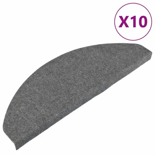 Ljepljivi tepisi za stepenice 10 kom sivi 65x22,5x3,5 cm - Siva 65 x 22.5 x 3.5 cm 10 Cijena