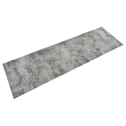 Kuhinjski tepih perivi s uzorkom betona 60 x 180 cm baršunasti - Siva i crna 60 x 180 cm Cijena