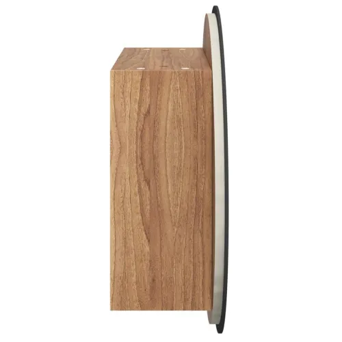 Kupaonski ormarić s ogledalom LED boja hrasta 47 x 47 x 17,5 cm - Smeđa 47 x 47 x 17.5 cm Cijena