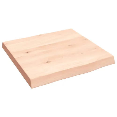 Stolna ploča 40x40x(2-4) cm od hrastovine sa živim rubom - Prirodna 40 x 40 x 4 cm Cijena