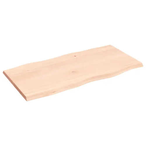 Stolna ploča 80x40x2 cm netretirana hrastovina sa živim rubom - Prirodna 80 x 40 x 2 cm Cijena