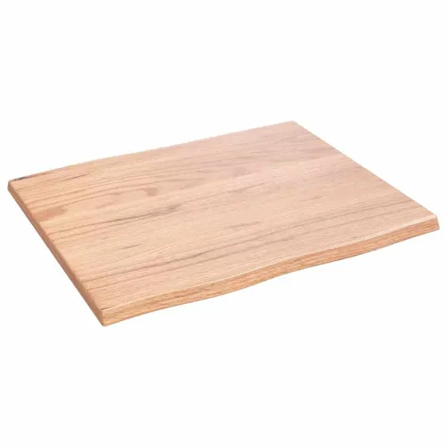 Stolna ploča svjetlosmeđa 60 x 50 x 2 cm od obrađene hrastovine - Svjetlosmeđa 60 x 50 x 2 cm Cijena