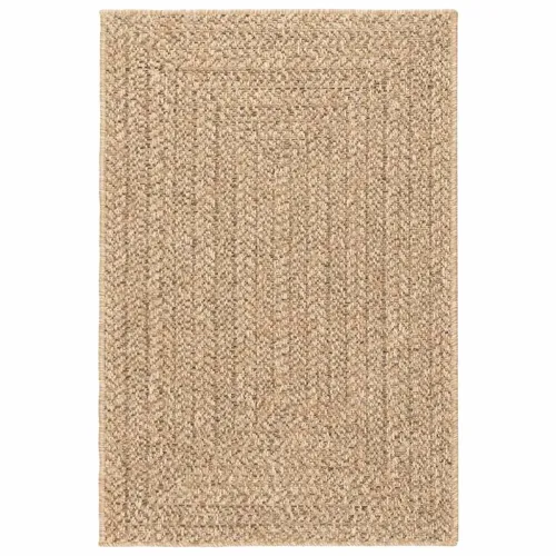 Tepih ZIZUR 200 x 290 cm s izgledom jute unutarnji i vanjski - Smeđa 200 x 290 cm Pravokutno Cijena
