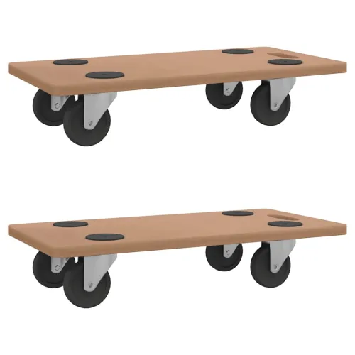 Transportne platforme s kotačima 2 kom pravokutne drvene - 57.5 x 29 cm 2 Cijena