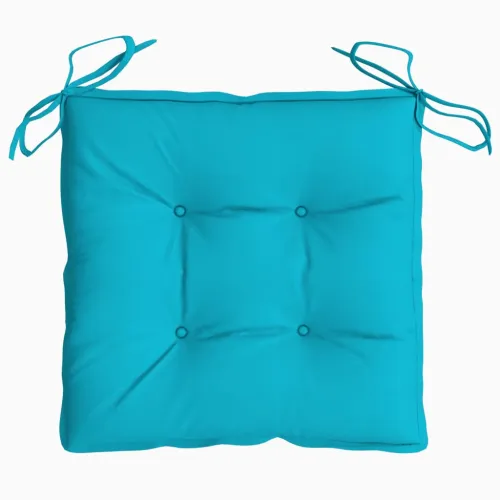 Jastuci za stolice 6 kom tirkizni 40 x 40 x 7 cm od tkanine - Tirkizna 40 x 40 x 7 cm 6 Cijena