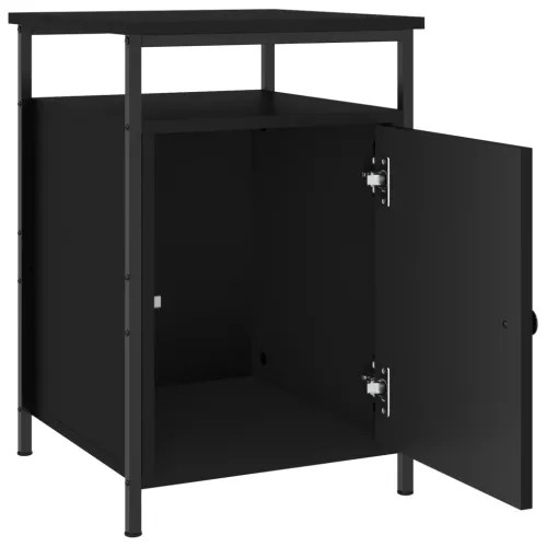 Noćni ormarići 2 kom crni 40x42x60 cm konstruirano drvo - Crna 2 Cijena
