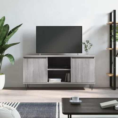 TV ormarić boja hrasta sonome 104x35x50 cm konstruirano drvo - Sivi hrast sonoma Cijena