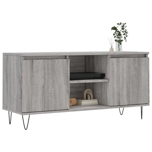 TV ormarić boja hrasta sonome 104x35x50 cm konstruirano drvo - Sivi hrast sonoma Cijena
