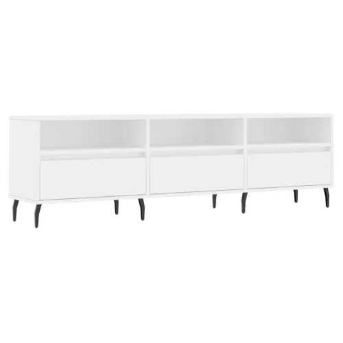 TV ormarić bijeli 150x30x44,5 cm od konstruiranog drva - Bijela 1 Cijena